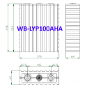 WB-LYP100AHA LiFeYPO4 (3.2V/100Ah TALL)